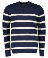 Anerkjendt pullover - slim fit - blauw