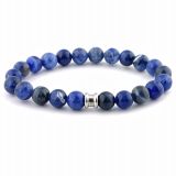 Steel & Barnett armband -Stones Basic - blauw