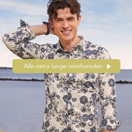 bad Azië rem Extra Lange Overhemden bij Jac Hensen | Herenkleding